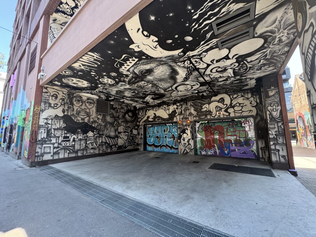 graffiti art at graffit alley