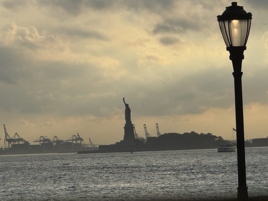 Photo of Statue of Liberty taken from Battery Park